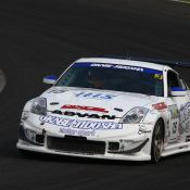 Igor Sushko in the #15 Okabe Jidosha Nissan Fairlady Z in Super Taikyu at 2008 Sendai Hiland 4HR race.