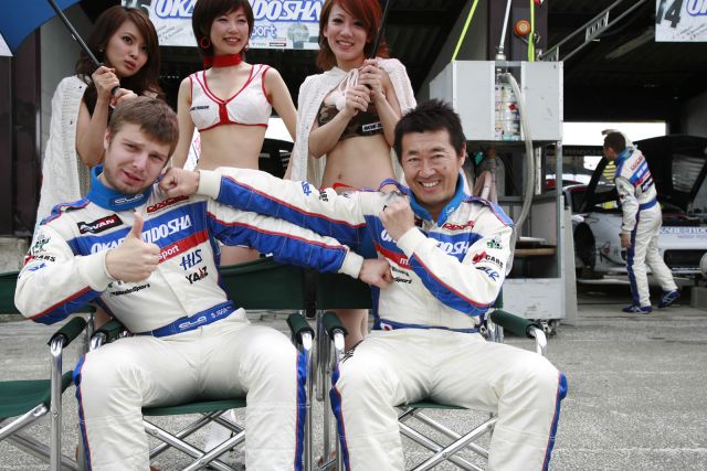 Igor Sushko and Nagashima Masaaki at 2008 Sendai Hiland 4HR race.