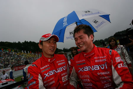 NISMO Super GT GT500 #23 Z drivers - Matsuda and Motoyama